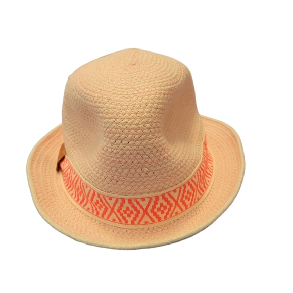 Hat Attack Accessories - COPY-Anthropologie hatattack fedora sun beach Outdoor hat orange Tan color